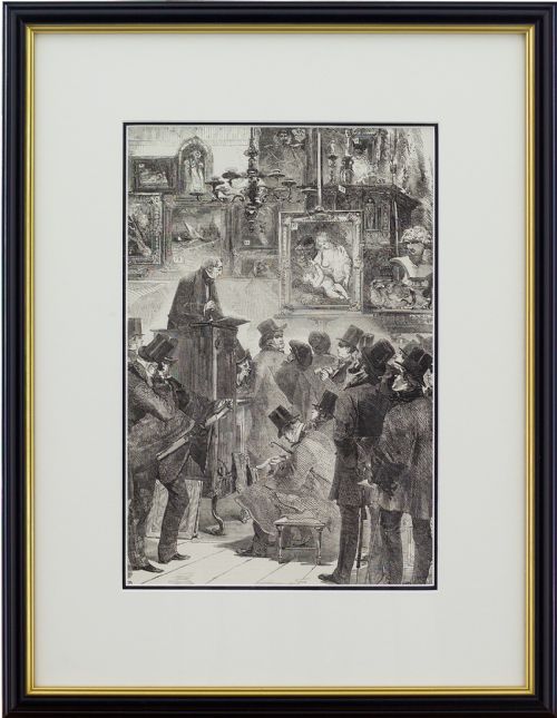 19th-century Wood Engraving, Picture Sale at Messrs Christie & Mansons