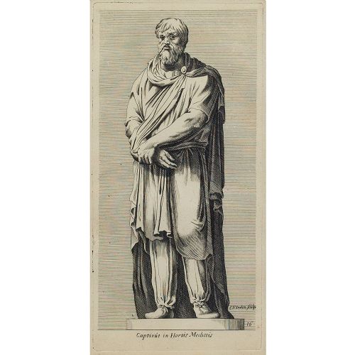 fig 1. Cornelis Van Dalen, Six Classical 17th-Century Engravings