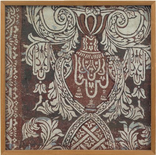 Early 18th-century Swedish Wallpaper Fragment