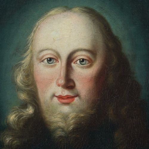 fig 2. 19th-Century German School, The Mandylion Of Edessa - Antique Oil Painting