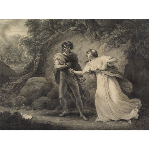 fig 1. Pair Of Georgian Shakespeare Engravings - Antique Engravings