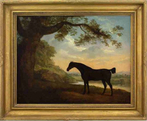 James Barenger, Nabob in a Landscape - Antique Oil Painting