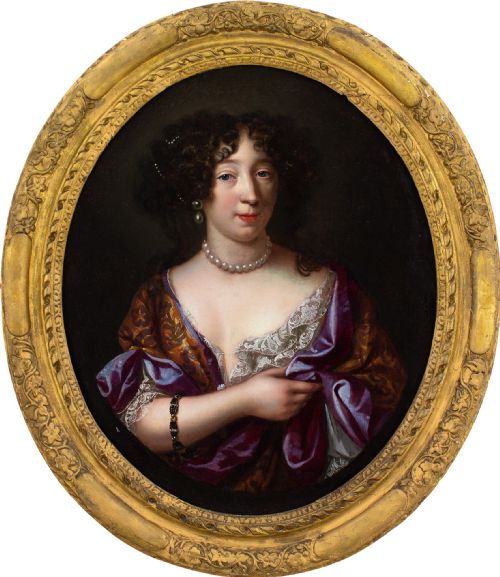 Henri Gascar, Portrait of Louise De Kerouaille, Duchess of Portsmouth, 17th-century