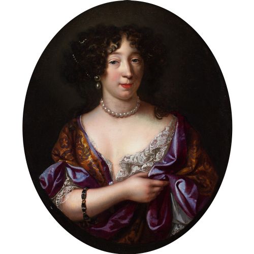fig 1. Henri Gascar, Portrait Of Louise De Kerouaille, Duchess Of Portsmouth, 17th-Century