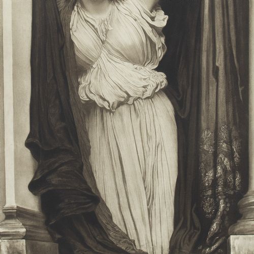 fig 2. After Frederic Lord Leighton, The Last Watch Of Hero - Large Antique Photogravure