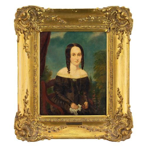 fig 2. Richard Wilkinson, British School Pair of Companion Portraits - Antique Oil Paintings