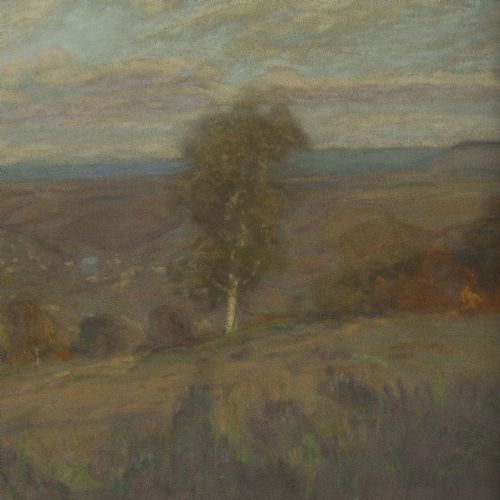 fig 1. Erwin Starker, Burgholzhof To Neckarrems - Antique Pastel