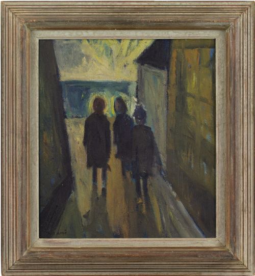 Allan Erwo, Figures - Vintage Oil Painting