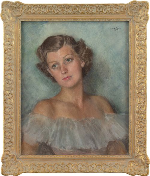 Arlette Ryan, Portrait for a Friend - Vintage Pastel