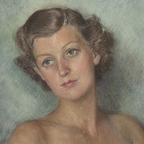 fig 2. Arlette Ryan, Portrait For A Friend - Vintage Pastel