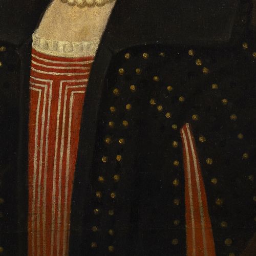 fig 3. 17th-Century Italian School, Portrait Of A Lady - Antique Oil Painting 