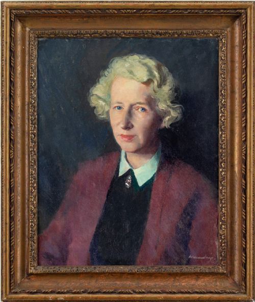 William Dennis Dring, Mary - Vintage Oil Painting