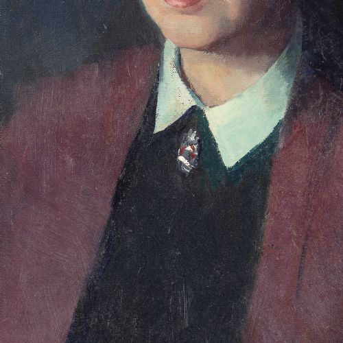 fig 2. William Dennis Dring, Mary - Vintage Oil Painting
