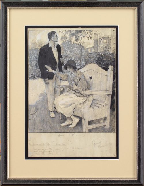 William Hatherell, the Man on the Spot - Antique Watercolour