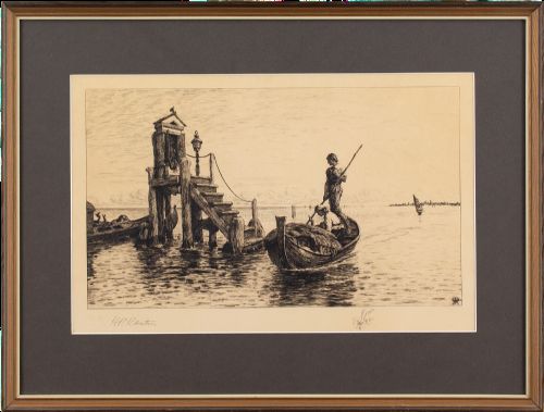 Henry Robert Robertson, Ave Maria - Antique Etching