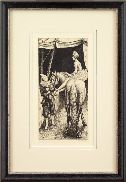 Dame Laura Knight, the Bareback Rider - Etching