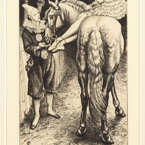 fig 4. Dame Laura Knight, The Bareback Rider - Etching