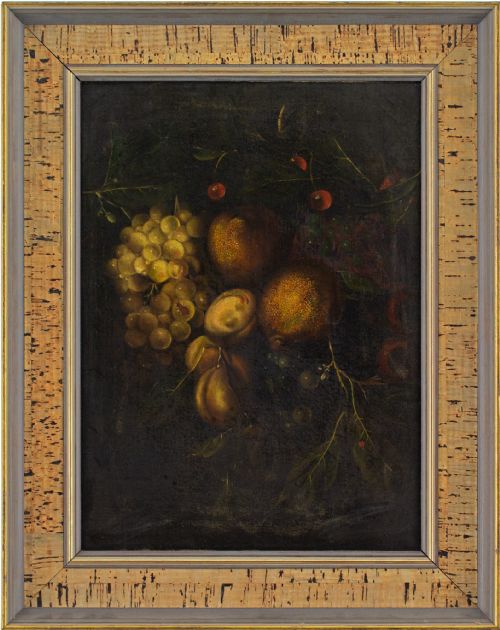 18th-century European Still Life Life with Fruit - Antique Oil Painting