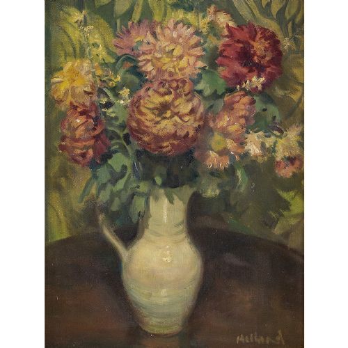fig 1. George Herbert Buckingham, Still Life With Flowers