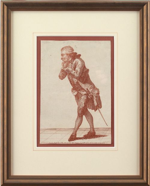 18th-century Engraving, Robert Brichet After Joseph François Von Götz