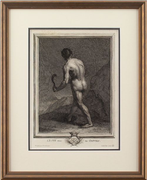 Jacques Coelemans After Chivoli, from the Cabinet of Jean-baptiste II De Boyer - Antique Engraving