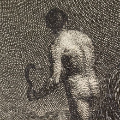 fig 1. Jacques Coelemans After Chivoli, From The Cabinet Of Jean-Baptiste II De Boyer - Antique Engraving