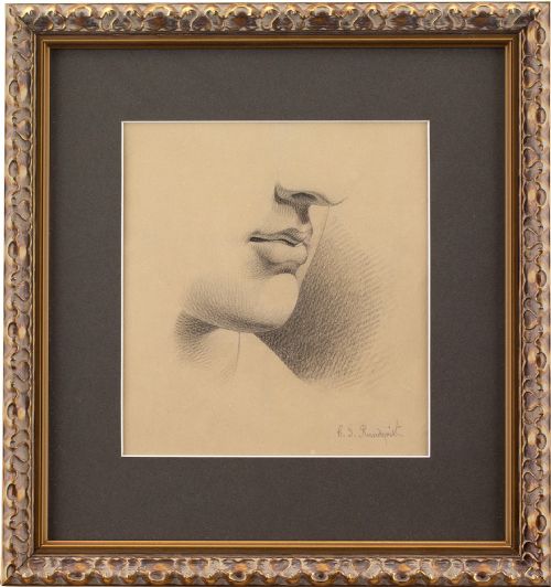 C. S. Rundquist, Late 19th-century Academic Study - Antique Drawing