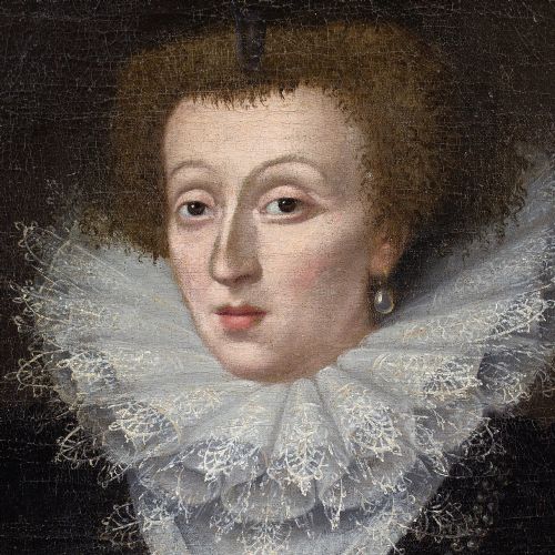 fig 4. Marcus Geeraerts the Younger (Circle), Late 16th-Century Portrait Of An English Lady - Antique Oil Painting