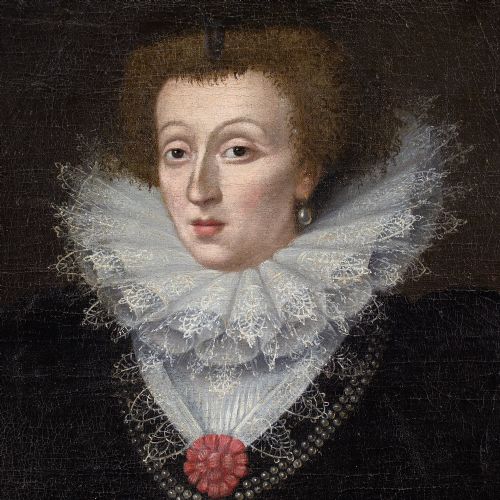 fig 5. Marcus Geeraerts the Younger (Circle), Late 16th-Century Portrait Of An English Lady - Antique Oil Painting