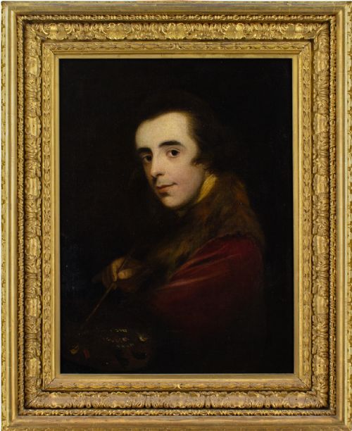 James Shaw, Self-portrait - Antique Oil Painting
