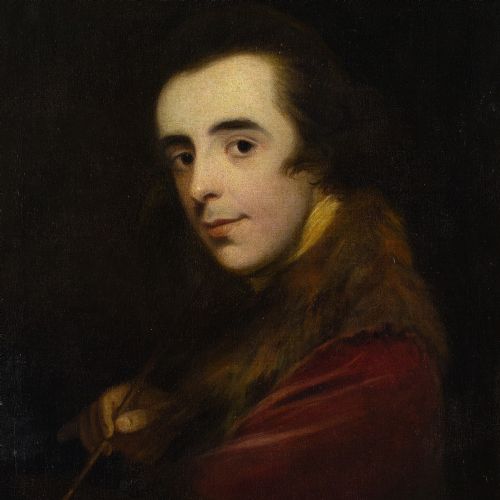 fig 1. James Shaw, Self-Portrait - Antique Oil Painting