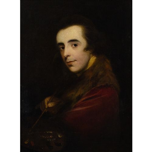 fig 4. James Shaw, Self-Portrait - Antique Oil Painting