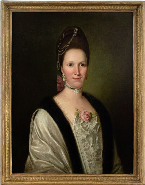 David Martin (Circle), Pair of 18th-century Companion Portraits - Antique Oil Paintings