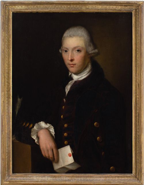 fig 1. David Martin (Circle), Pair Of 18th-Century Companion Portraits - Antique Oil Paintings