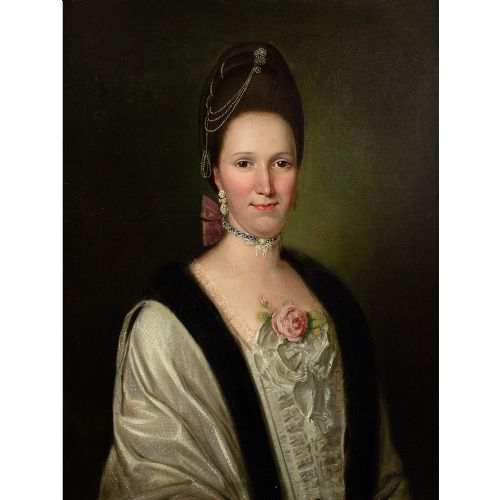 fig 3. David Martin (Circle), Pair Of 18th-Century Companion Portraits - Antique Oil Paintings