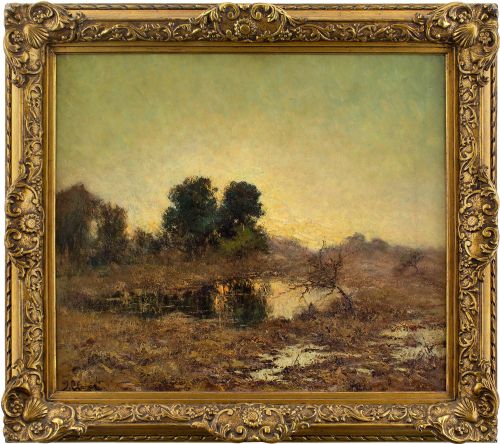 Jef Claesen, Kempen Landscape - Antique Oil Painting