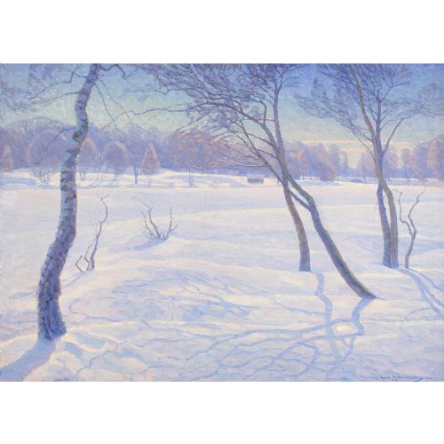 fig 1. Carl Johansson, Sollentunaholm, Sweden - Oil Painting 