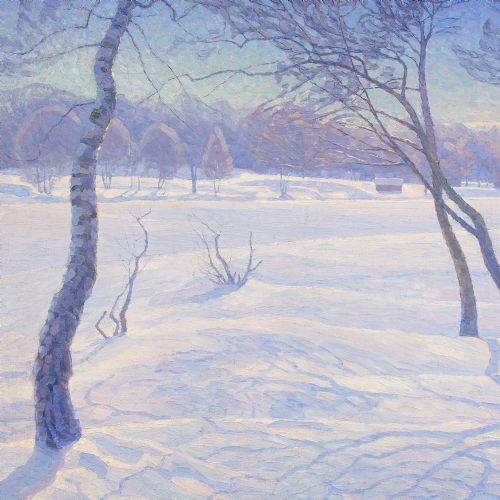 fig 2. Carl Johansson, Sollentunaholm, Sweden - Oil Painting 