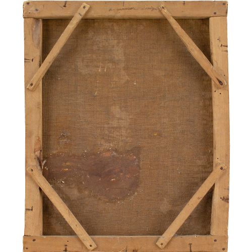 Early 19th-century French School, Portrait Of A Girl - Antique Oil Painting