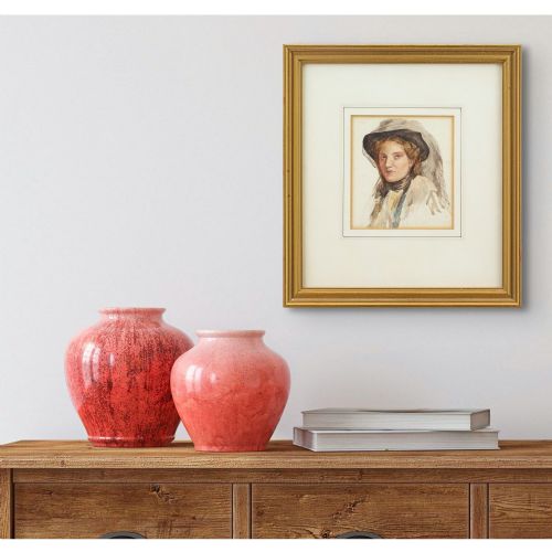 fig 1. Late 19th-Century British School, Portrait Study Of A Woman - Antique Watercolour