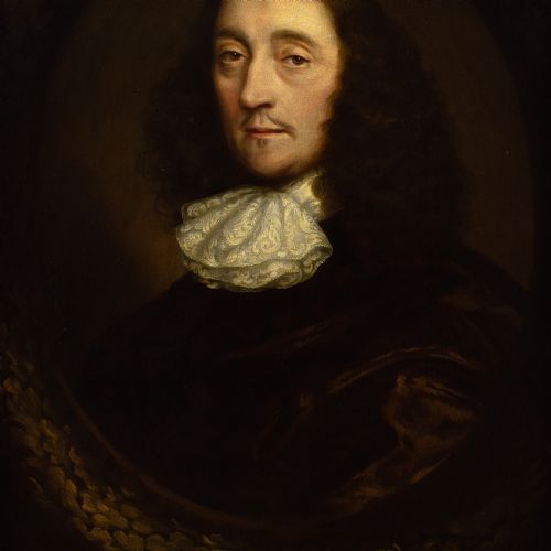 fig 7. Cornelis Jonson Van Ceulen The Younger (Attributed), Portrait Of Philip Lord Wenman - Antique Oil Painting