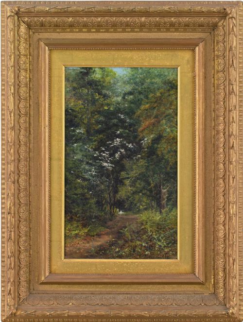 Theodore Hines, May - Antique Oil Painting