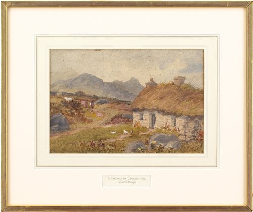 Ward Heys, a Cottage in Snowdonia, Wales - Antique Watercolour