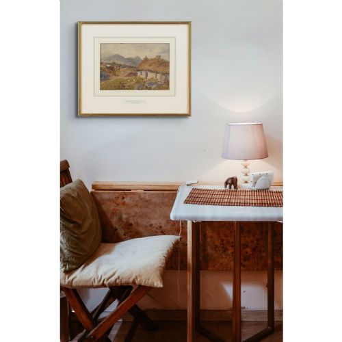 fig 1. Ward Heys, A Cottage In Snowdonia, Wales - Antique Watercolour