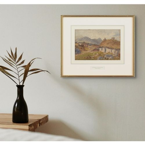 fig 2. Ward Heys, A Cottage In Snowdonia, Wales - Antique Watercolour