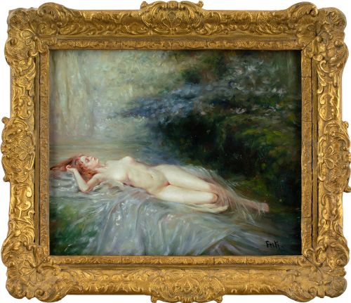 Early 20th-century Symbolist School, Reverie - Oil Painting