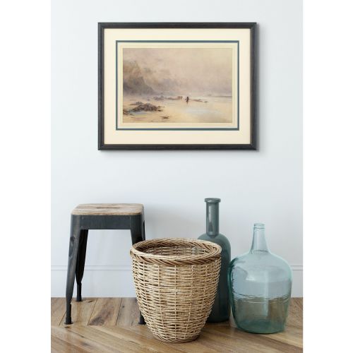 fig 1. Martha Fowler, Sea Fog On The Cornish Coast - Antique Watercolour 