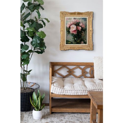 fig 3. Jean Laudy, Still Life With Roses - Oil Painting 