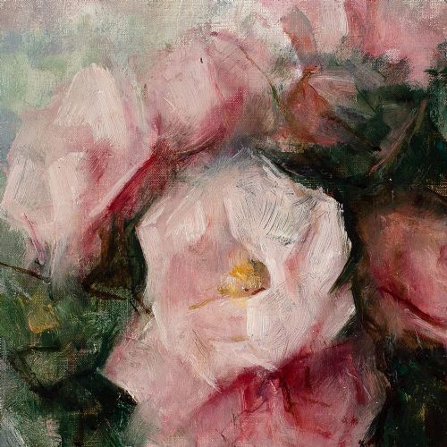 fig 4. Jean Laudy, Still Life With Roses - Oil Painting 