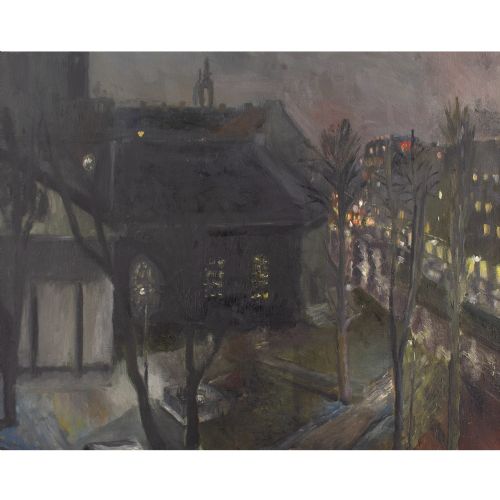 fig 2. Lennart Jacobson, April Evening - Oil Painting 